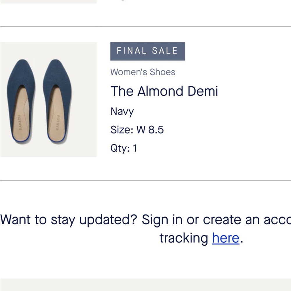 Rothy’s Almond Demi flats